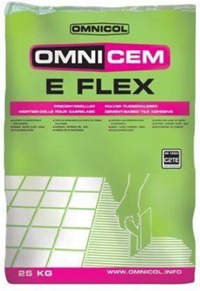 Afbeeldingen van Omnicem E Poedertegellijm 25 KG Grijs Flex