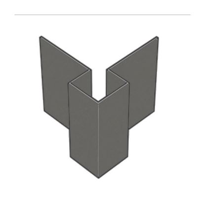 Picture of outer corner Cedral Click L=3M Alu C52 Pearl Grey