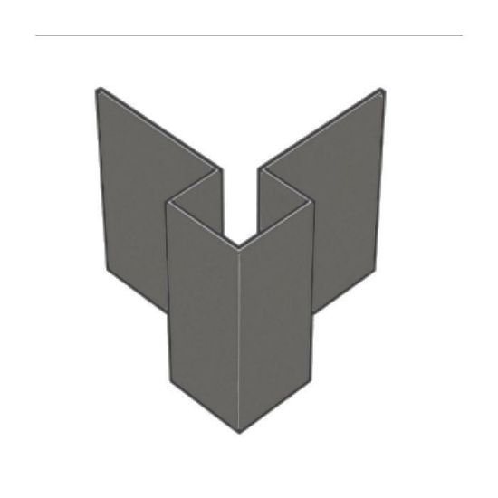 Afbeeldingen van Buitenhoek Cedral Click L=3M Alu C56 Metaalgrijs Uitverkoop