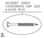 Image de Schroef voor cedral sidings rvs inox 4.00x45 200st