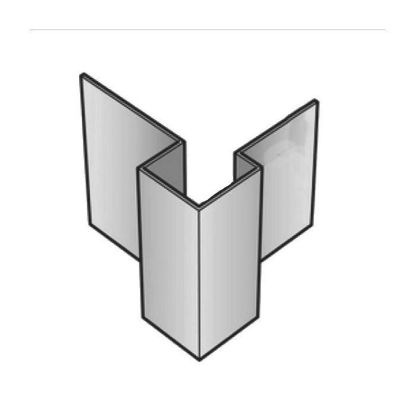 Afbeeldingen van Buitenhoek Asymmetrisch L=3M Alu C14 Atlasbruin Uitverkoop