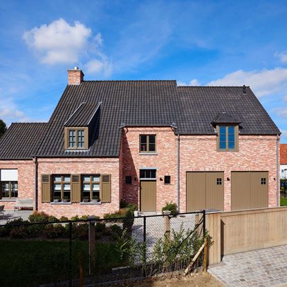 Image de Koramic Oude Pottelbergse Pan 451 Blauw gesmoord