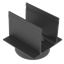 Afbeeldingen van Aco SlimLine onderuitloop 80 mm