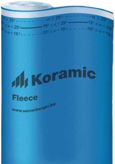 Afbeeldingen van Korafleece onderdakfolie 1,5 m x 50 m - 75 m2