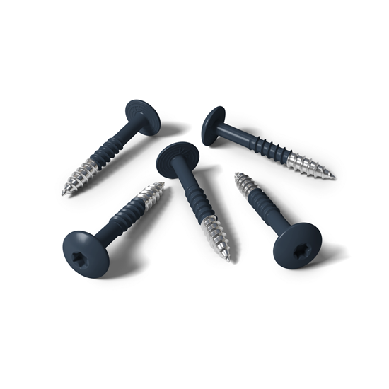 Afbeeldingen van HPL schroef  12 mm 4,8x38 mm RAL5011
