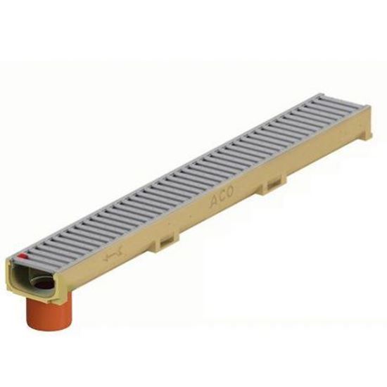 Picture of Aco euroline 60 + rooster shadow grey met uitloop 1m
