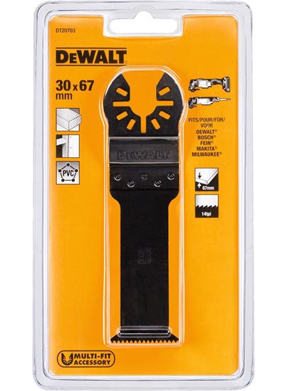Afbeeldingen van DeWalt Zaagblad Voor Multi-Tool Voor Hout - 67x 30 mm (1st)