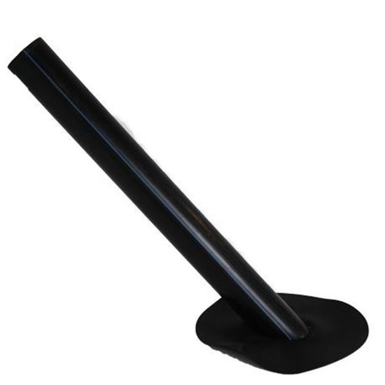Afbeeldingen van EPDM Tapbuis DIA. 75 MM Schuin 45°