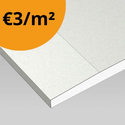 Image de Knauf Plaques de plâtre blanche 2AK (2ABA) 260x060 - 13mm