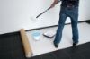 Picture of protective cardboard plaster runner 75M²