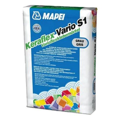 Afbeeldingen van Mapei Keraflex Vario S1 tegellijm grijs 25kg
