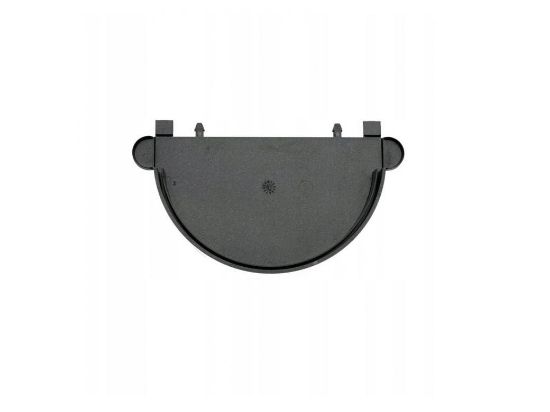 Image de Dakgoot Eindstuk Universeel PVC Antraciet