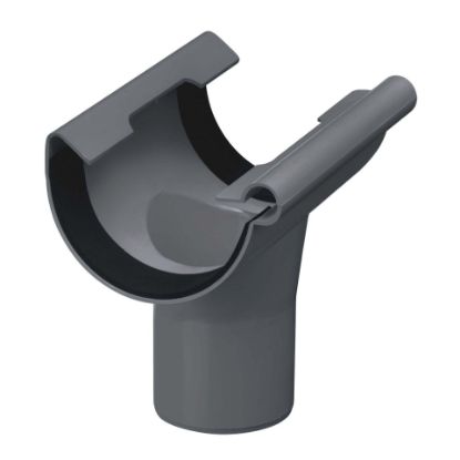 Image de Dakgoot Halfronde Goot G125 3M Antraciet