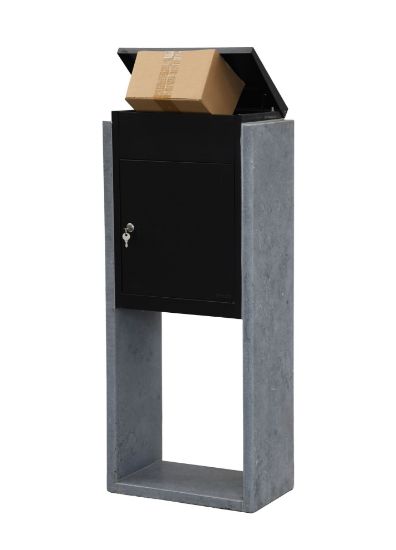 Picture of Brievenbus KB003 blauwe hardsteen/aluminium zwart