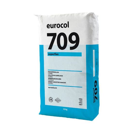 Afbeeldingen van Eurocol 709 superflex grijs 25 kg