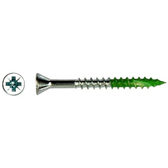 Afbeeldingen van MDF Schroef PFS-M VZK Kruis 4.5 x 45 Groen 200st/doos
