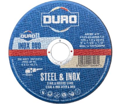 Afbeeldingen van DURO Bakeliet Slijpschijf A60BF 125x1,0x22,23 (10st)