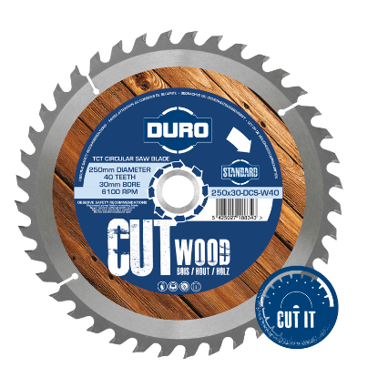 Picture of DURO Circular Saw Blade for Wood 165x20-DCS-W40-A 40T