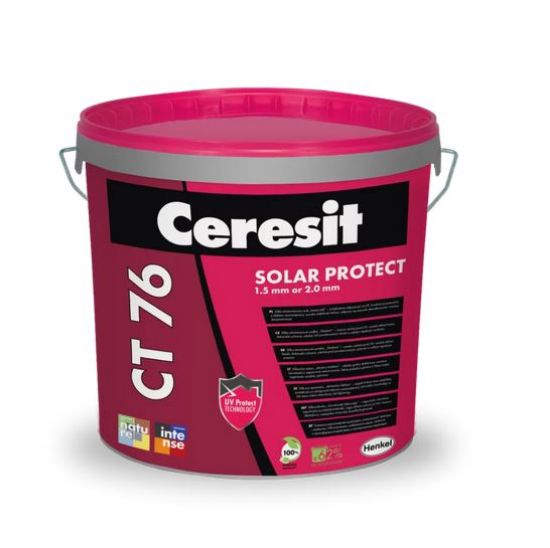Afbeeldingen van Crepi Ceresit CT76 1.5 Silicaat-Siliconegips Solar Protect Basis Wit 25kg